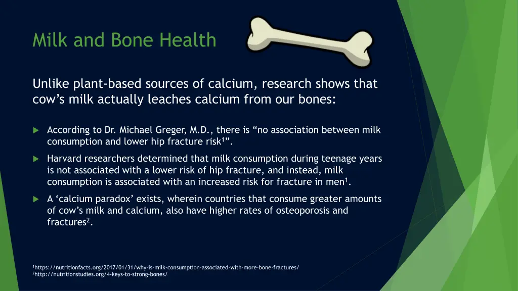 milk and bone health