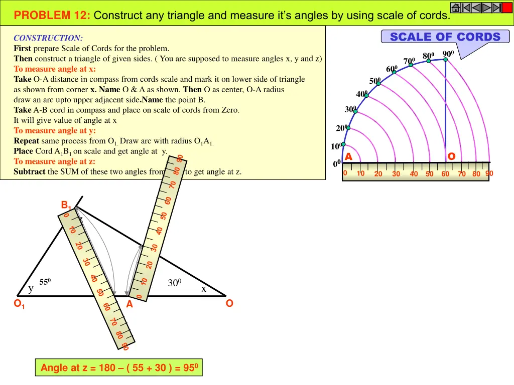 problem 12 construct any triangle and measure