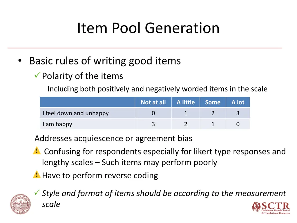 item pool generation 4