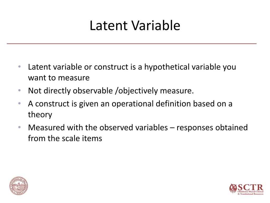 latent variable