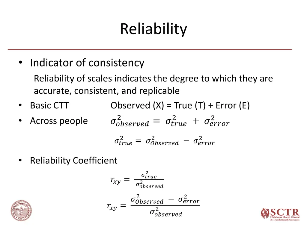 reliability 1