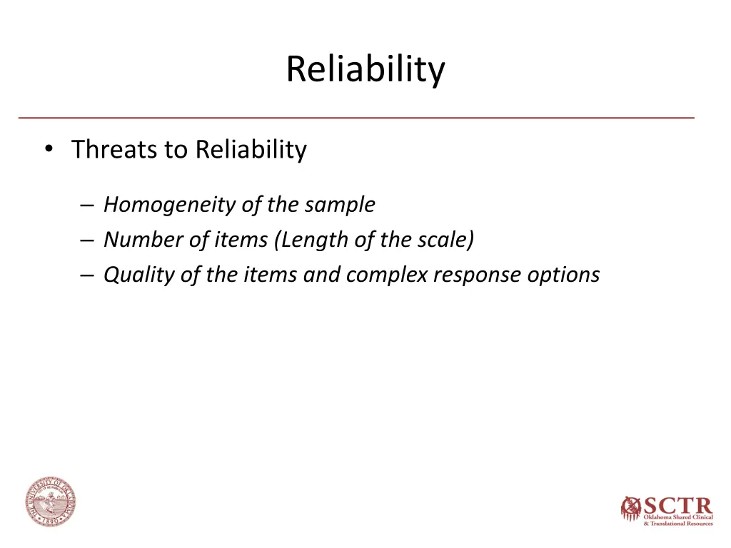 reliability 10