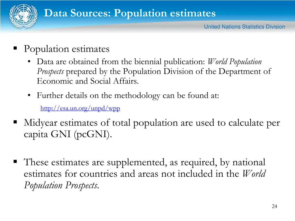 data sources population estimates