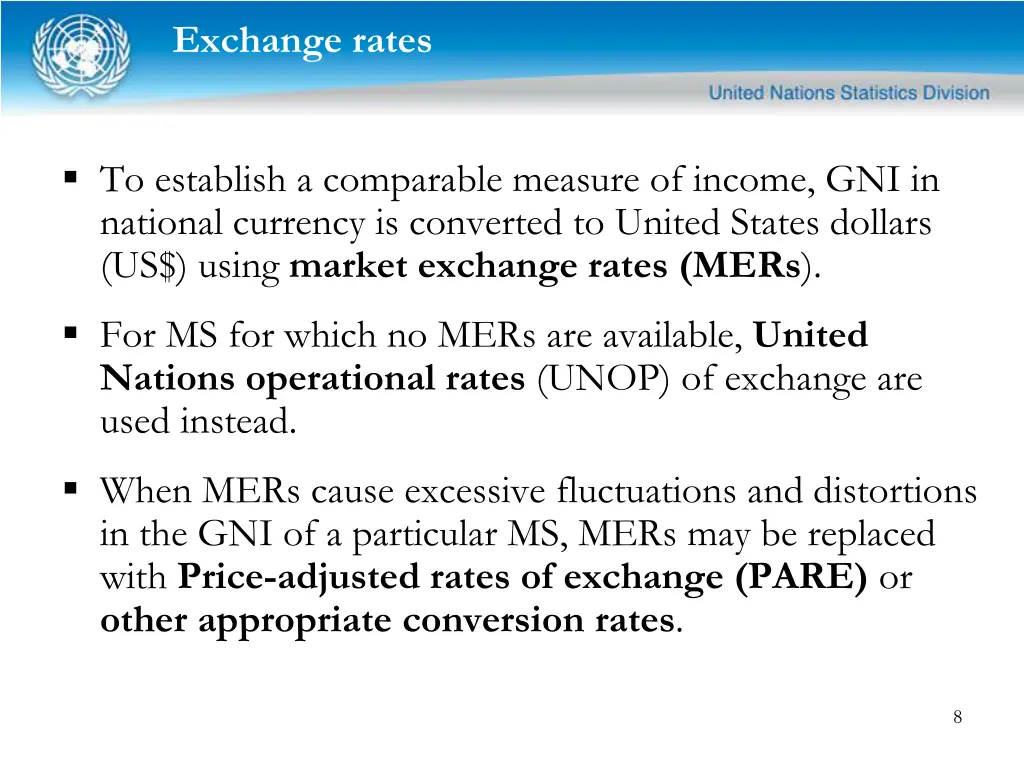 exchange rates