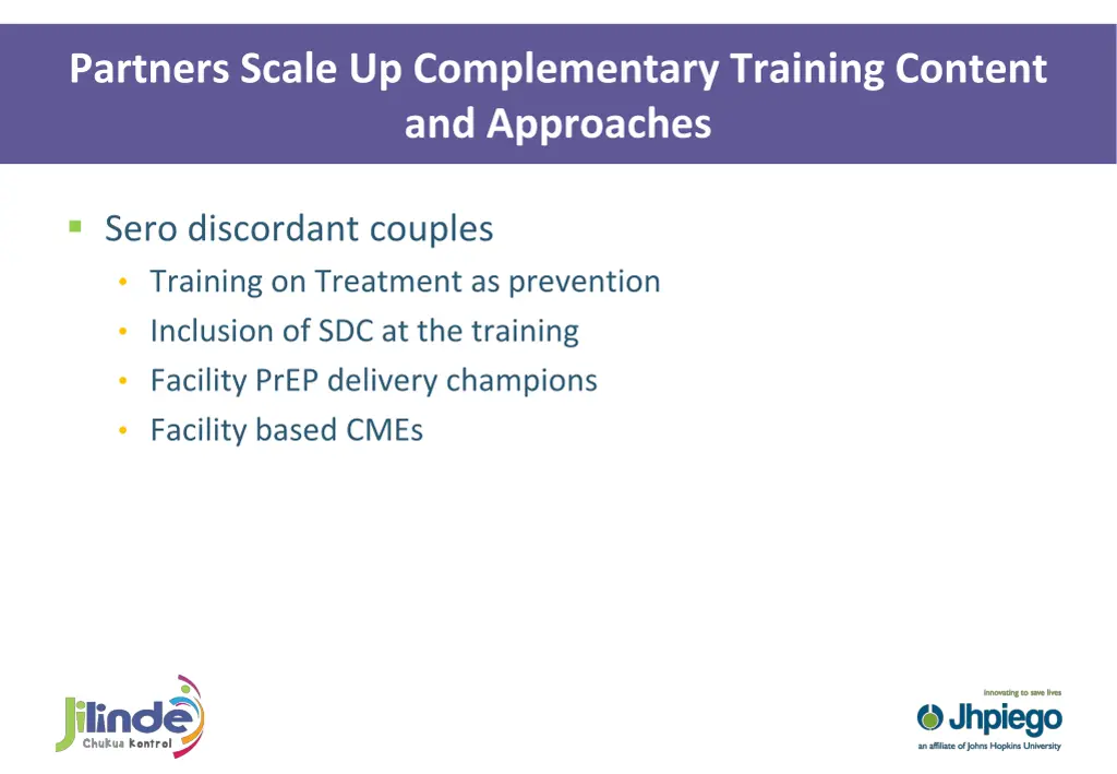 partners scale up complementary training content