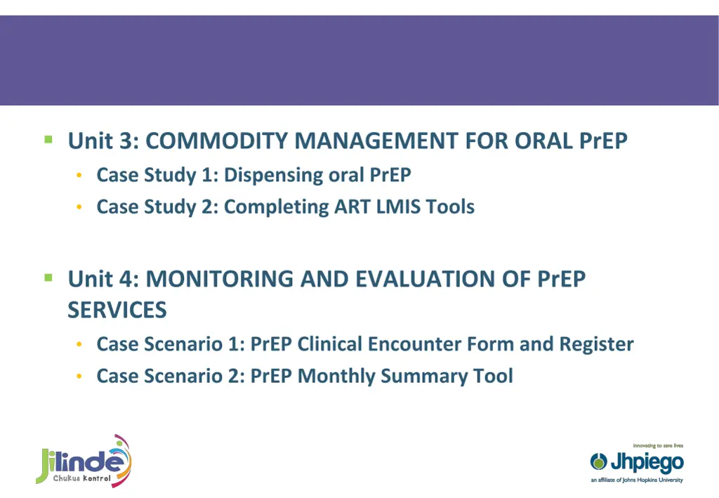 unit 3 commodity management for oral prep case