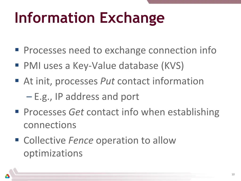 information exchange