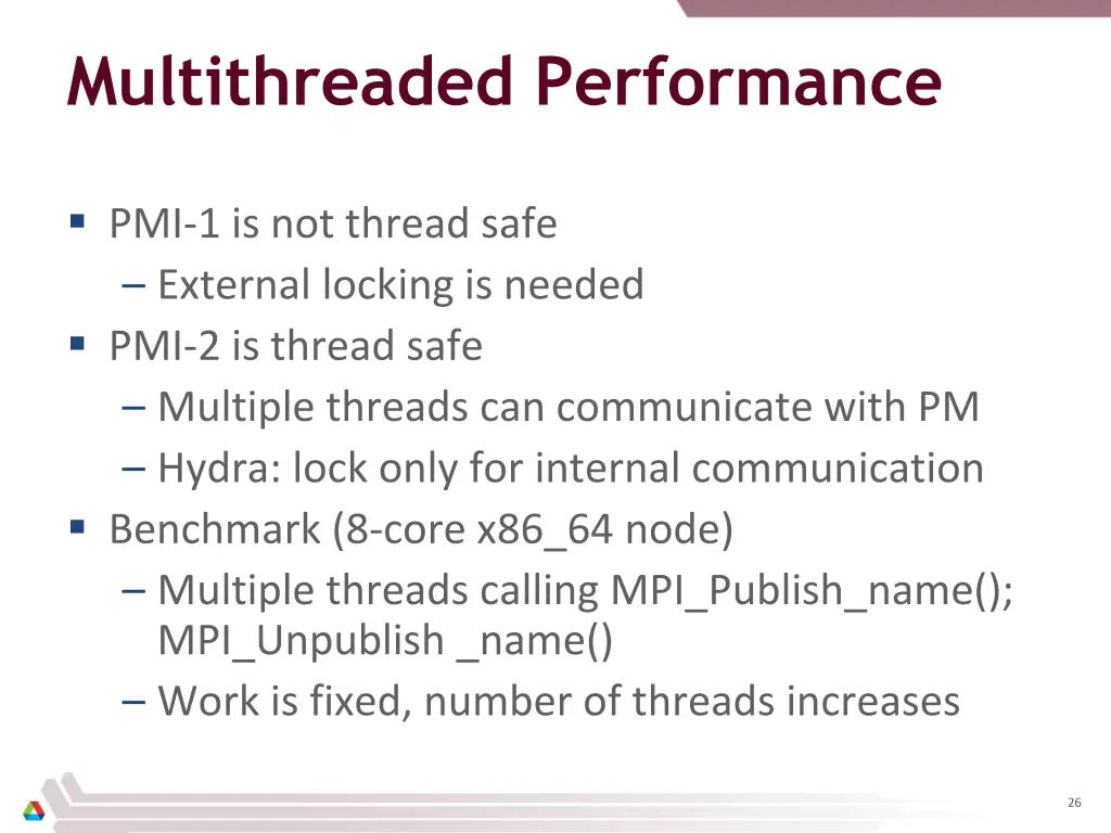 multithreaded performance