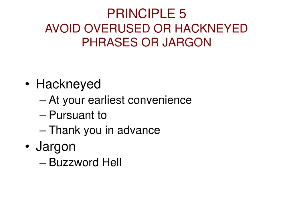 principle 5