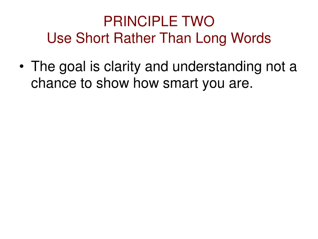 principle two