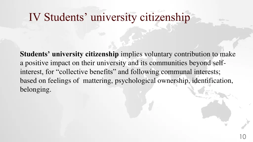 iv students university citizenship