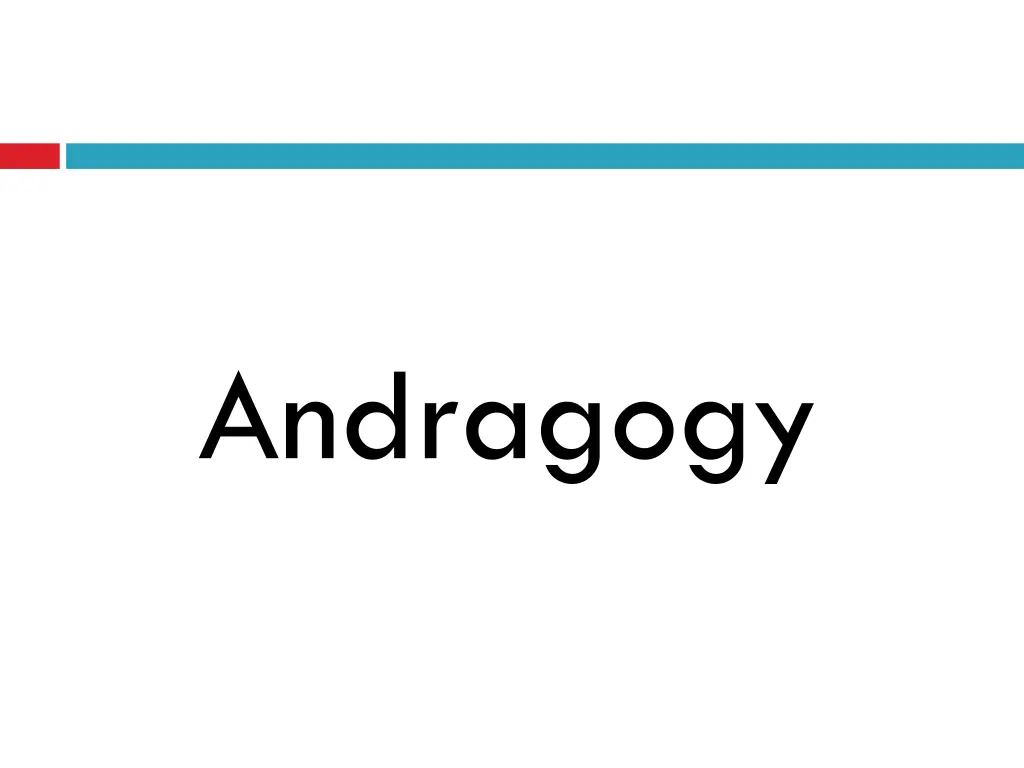 andragogy