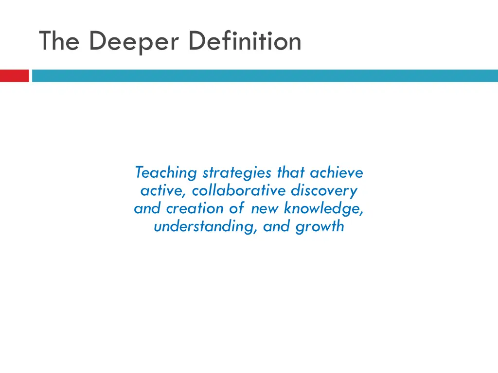 the deeper definition 1