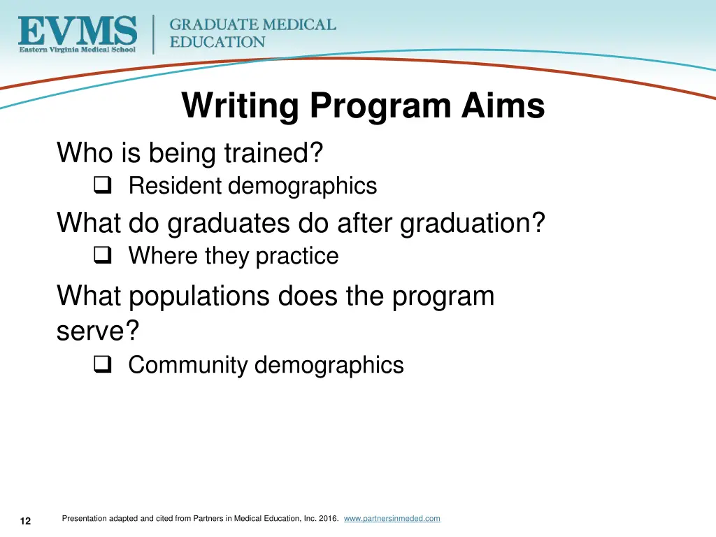 writing program aims 1