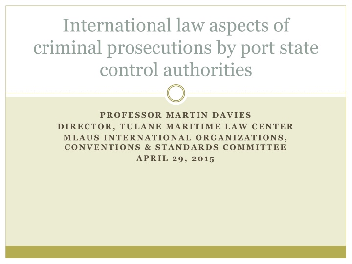 international law aspects of criminal