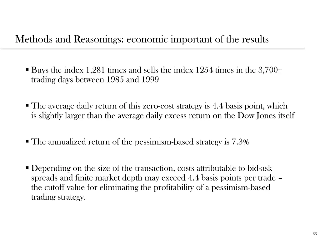 methods and reasonings economic important 1