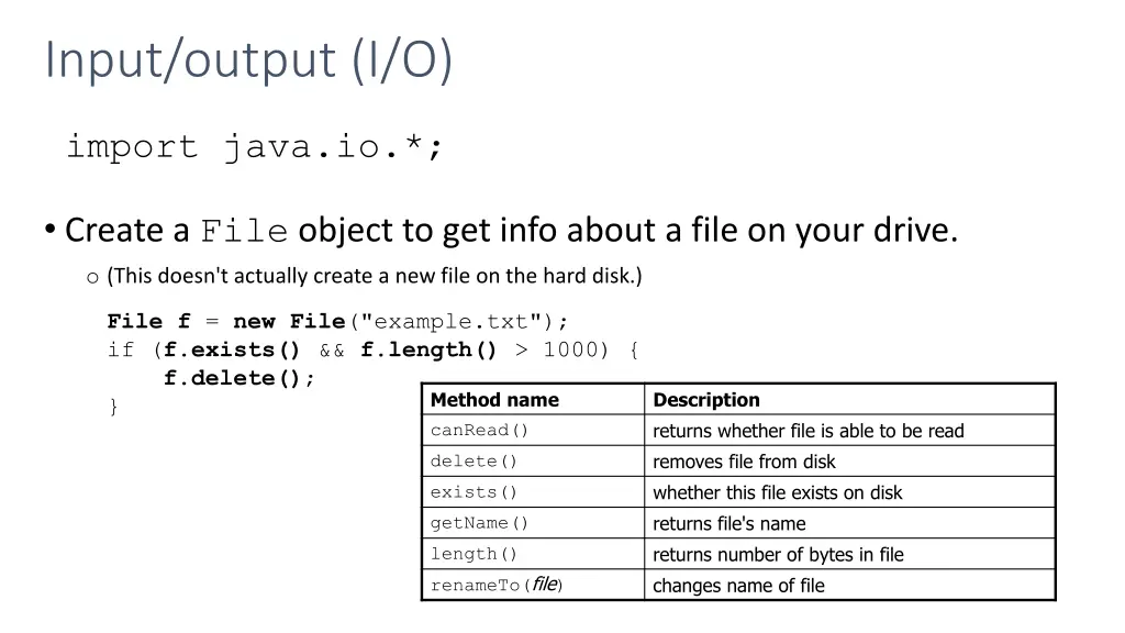 input output i o