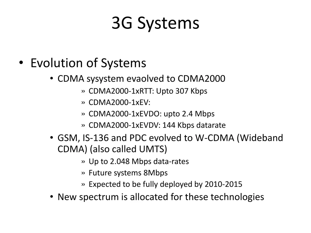 3g systems 1