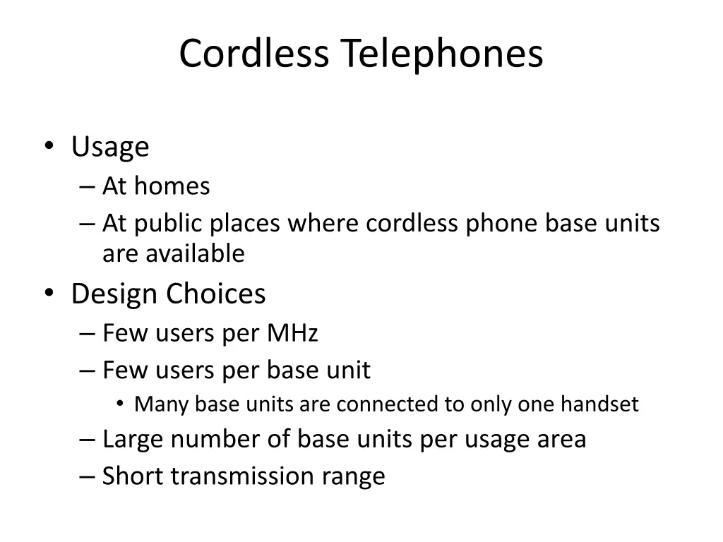 cordless telephones 1