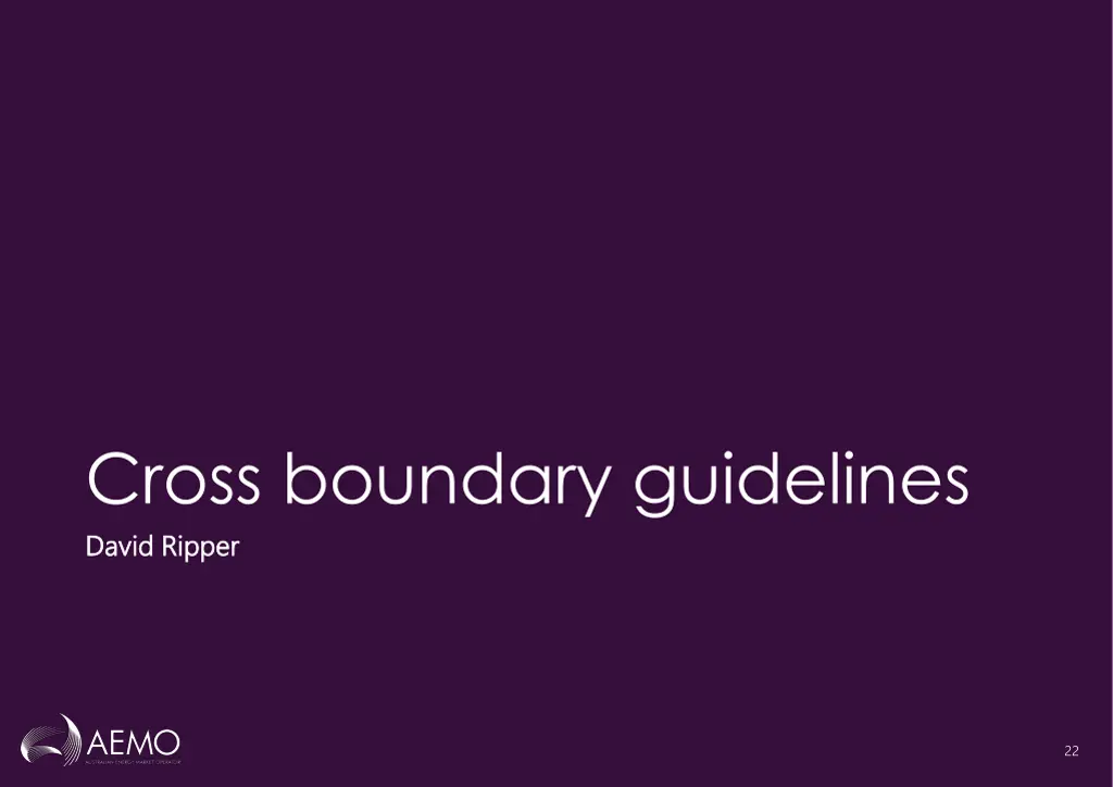 cross boundary guidelines david ripper david