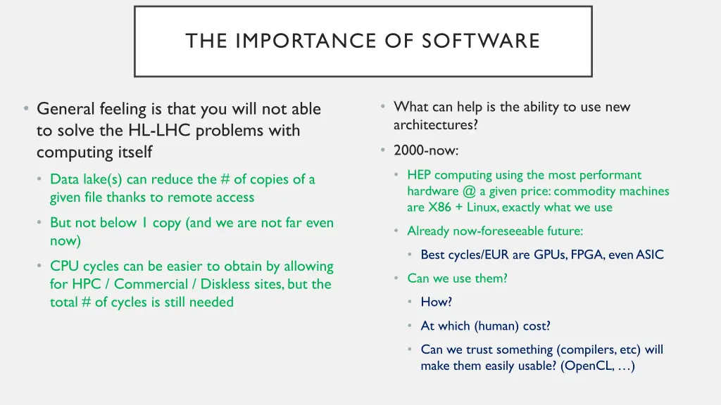 the importance of software