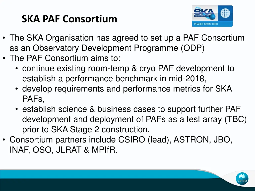 ska paf consortium