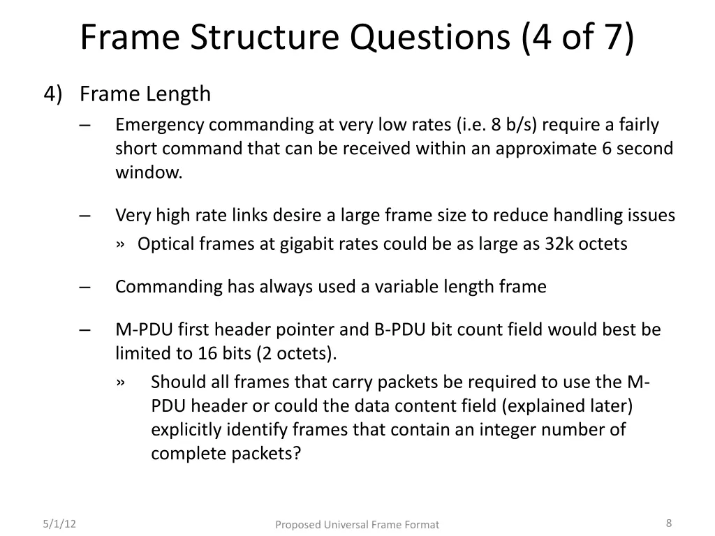 frame structure questions 4 of 7