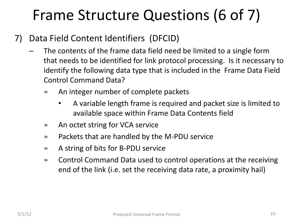 frame structure questions 6 of 7