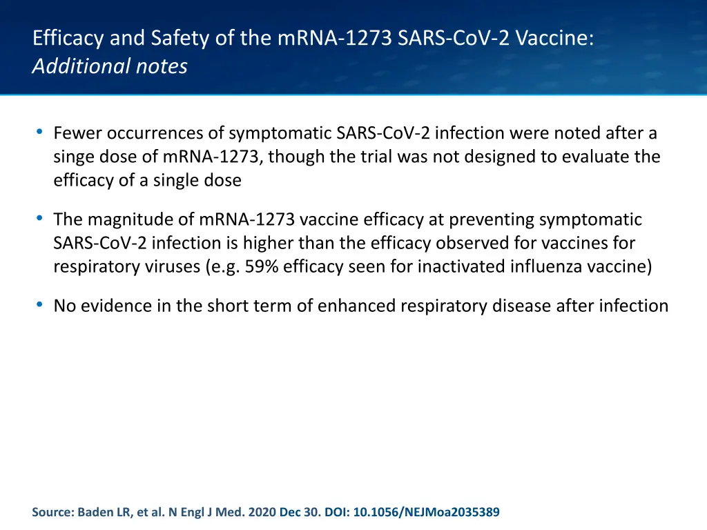 efficacy and safety of the mrna 1273 sars 22