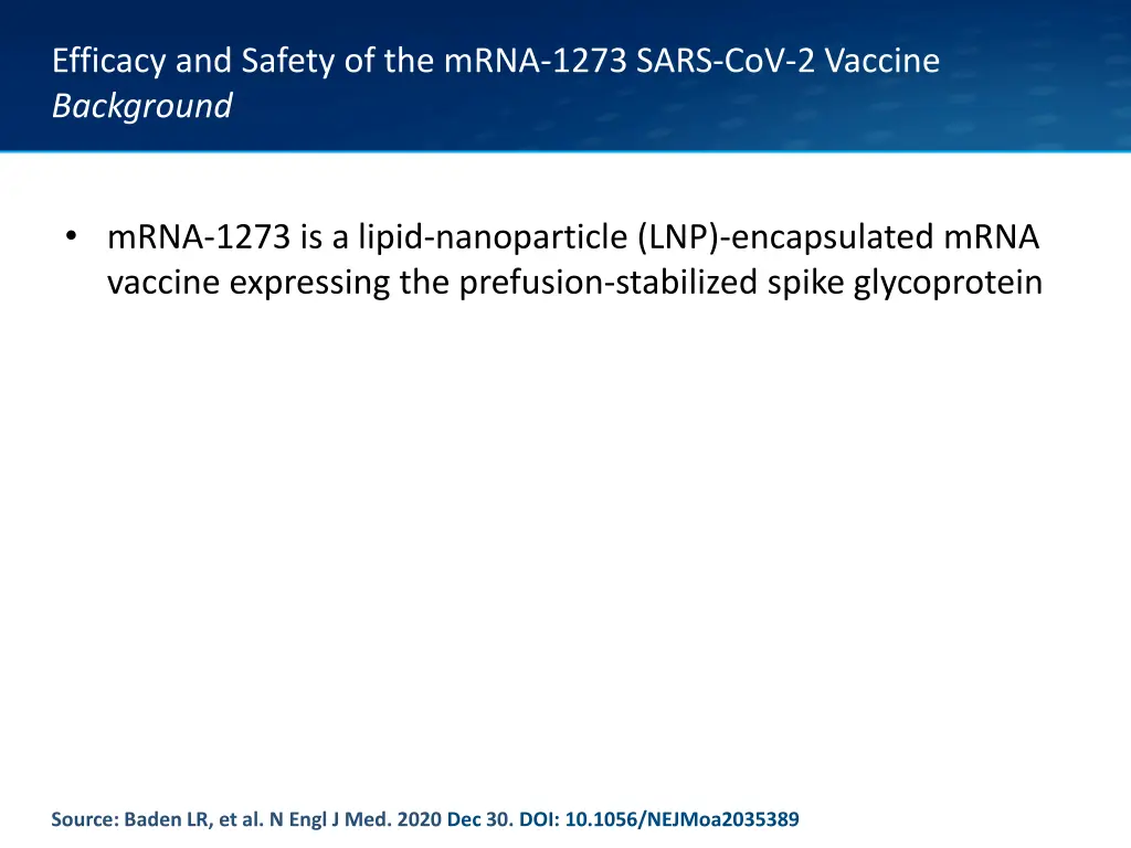 efficacy and safety of the mrna 1273 sars