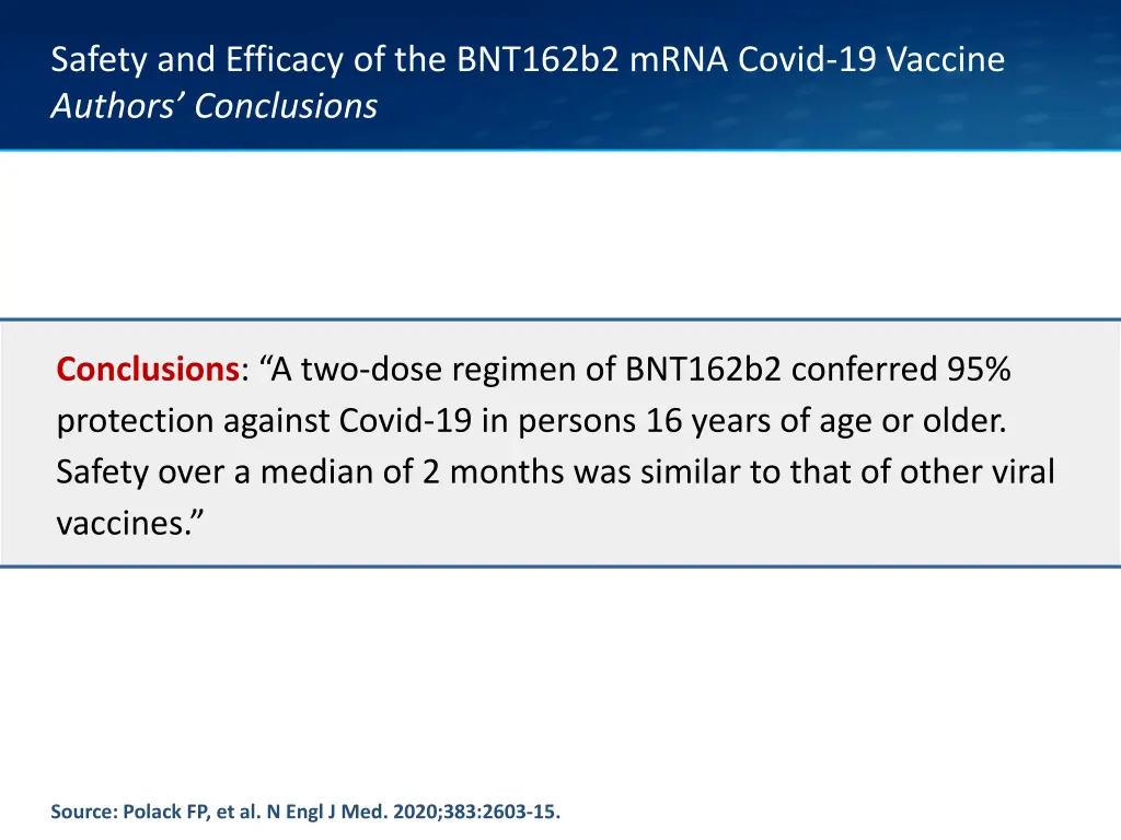 safety and efficacy of the bnt162b2 mrna covid 19