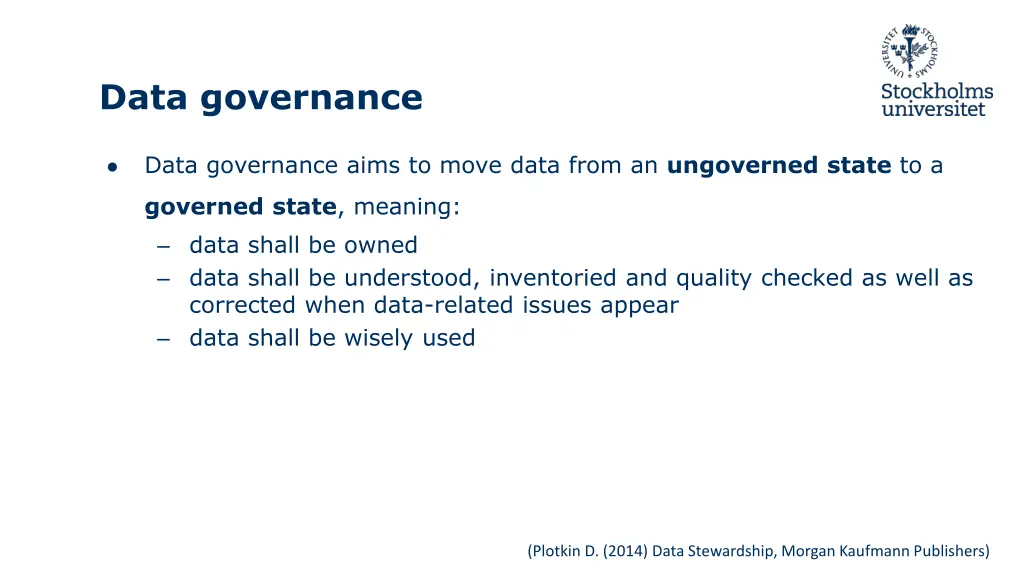 data governance