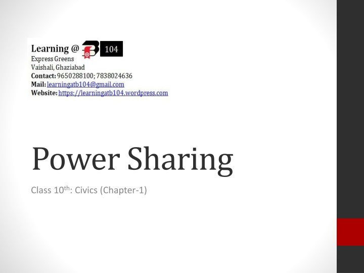 power sharing