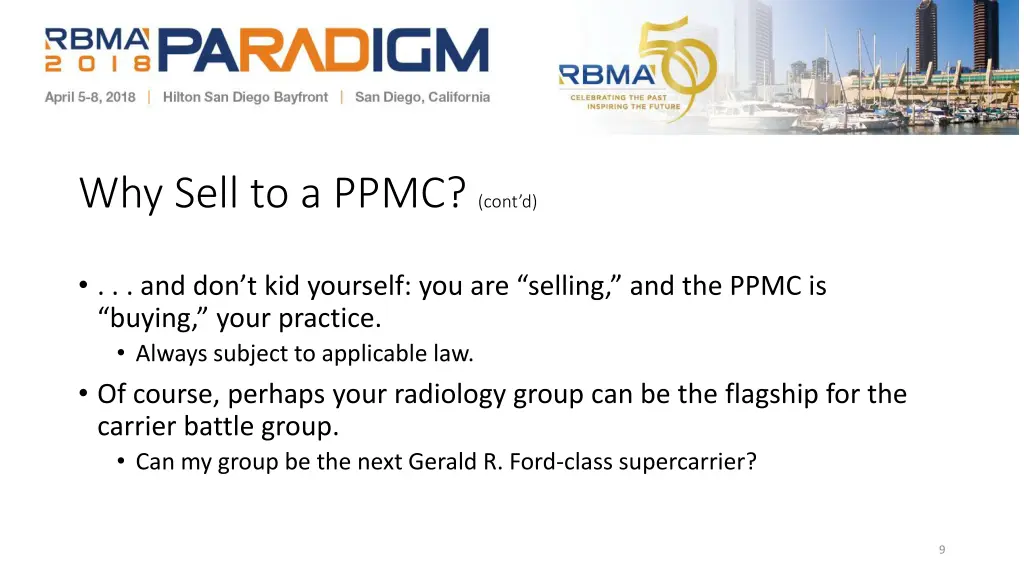 why sell to a ppmc cont d 1