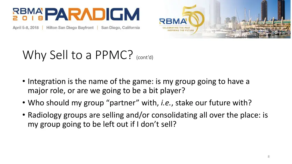 why sell to a ppmc cont d