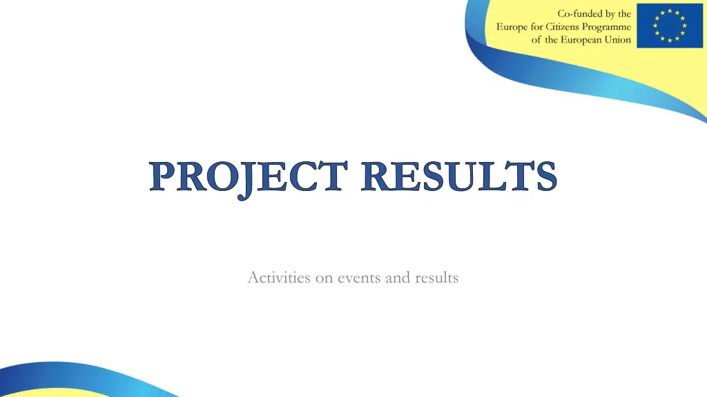 project results