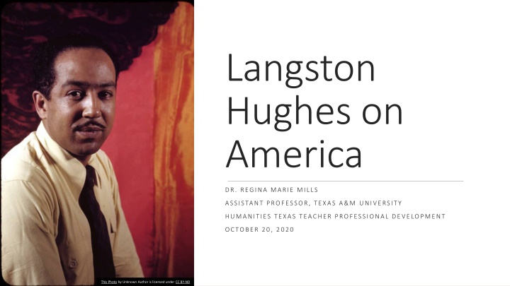 langston hughes on america