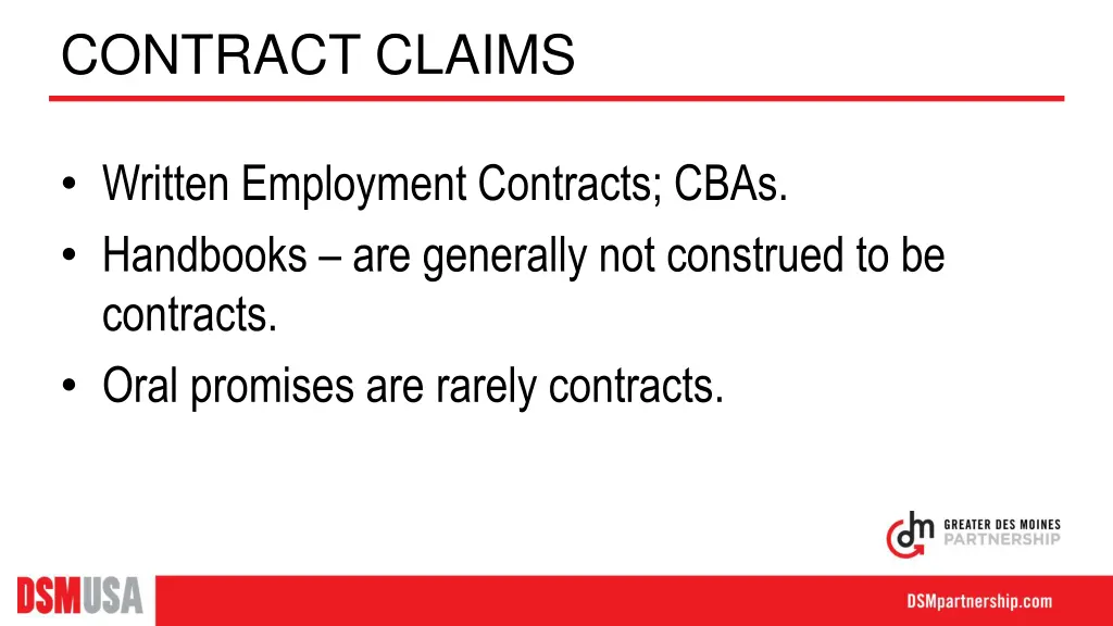 contract claims