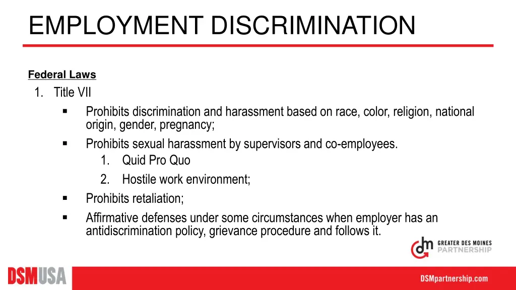 employment discrimination