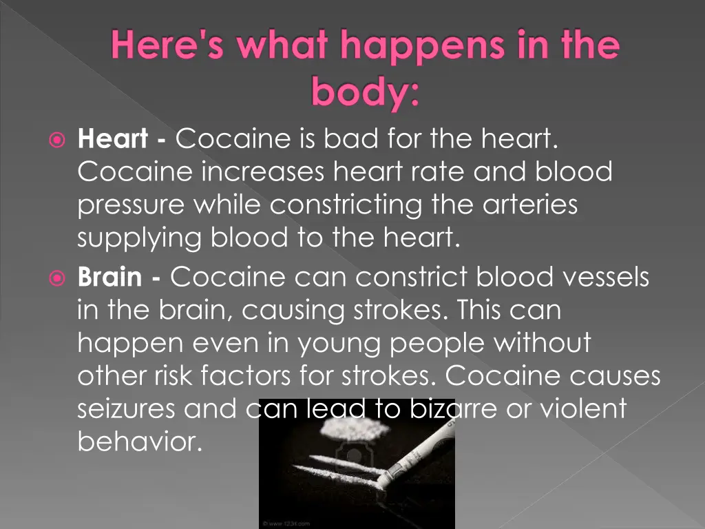 here s what happens in the body heart cocaine