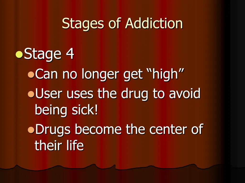 stages of addiction 1