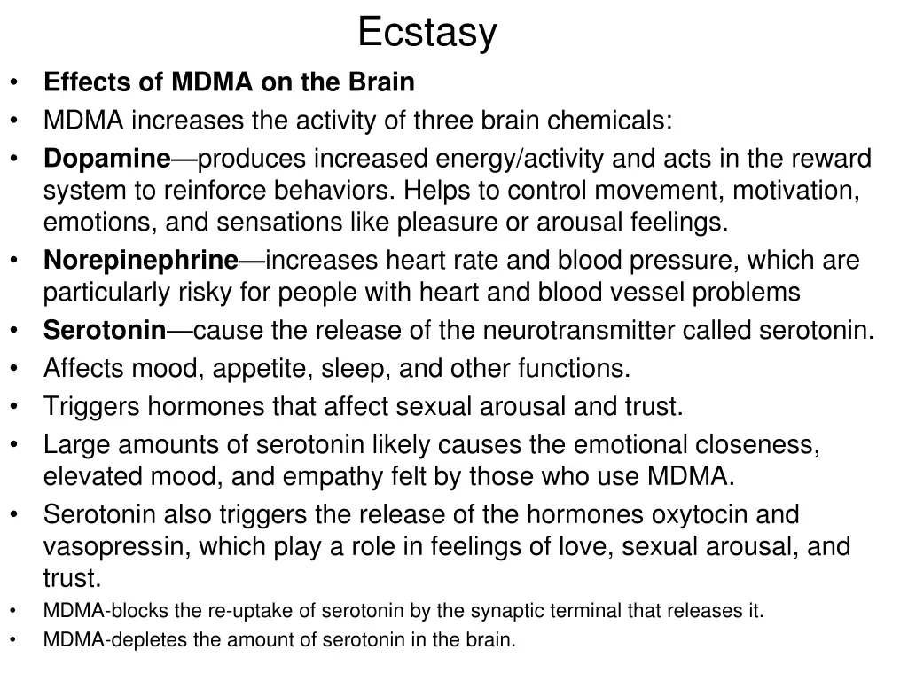 ecstasy 1