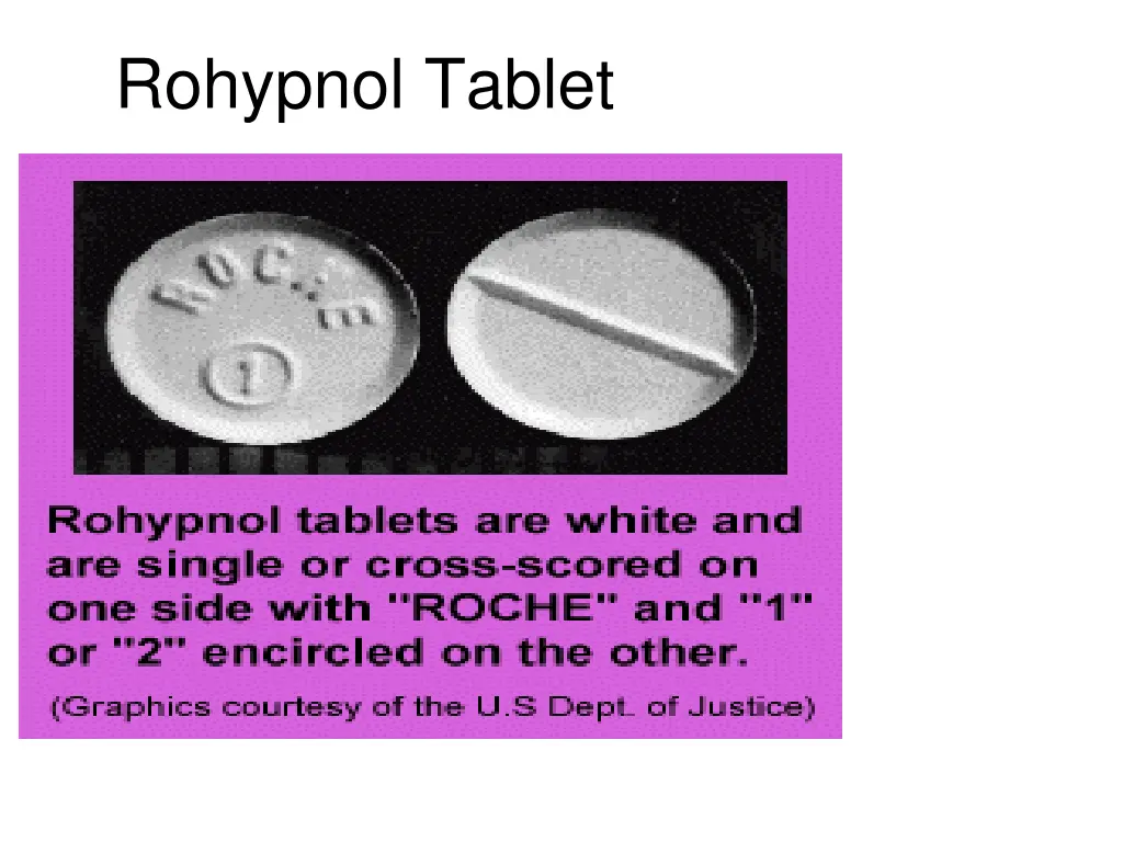 rohypnol tablet