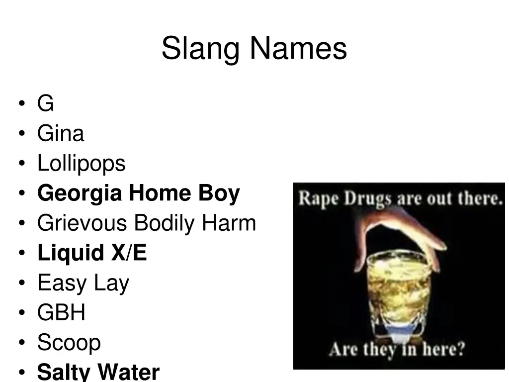 slang names 1