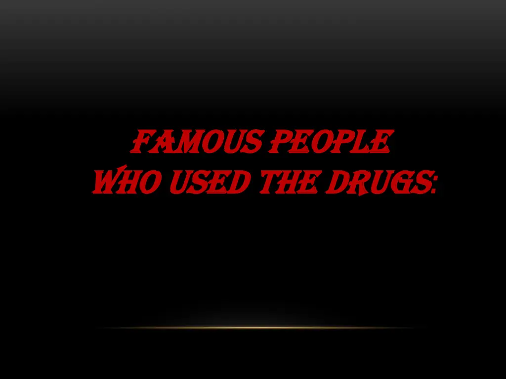 famous people famous people who who used the used