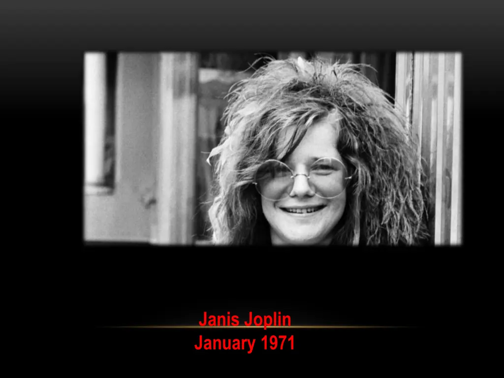 janis joplin january 1971