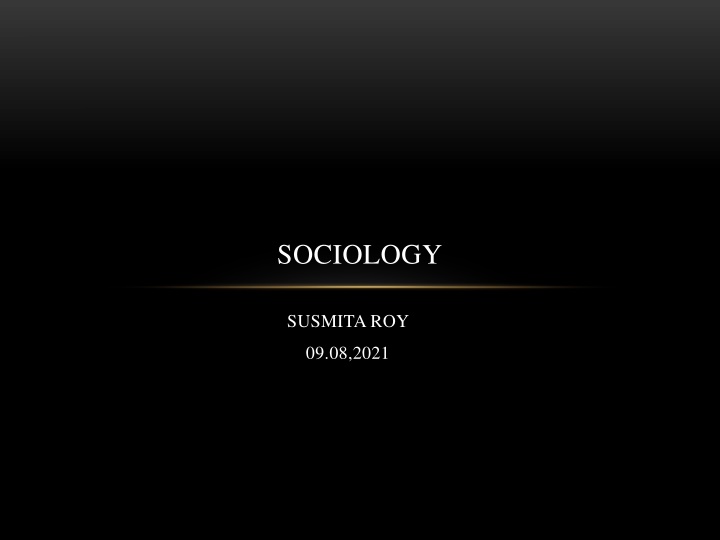 sociology