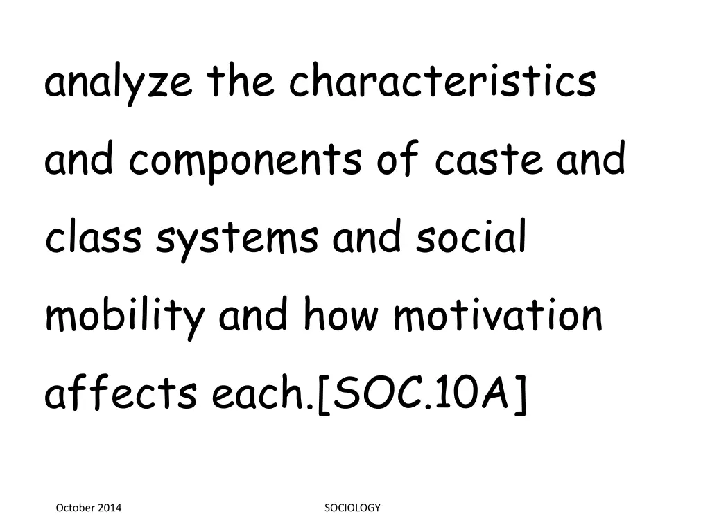 analyze the characteristics and components