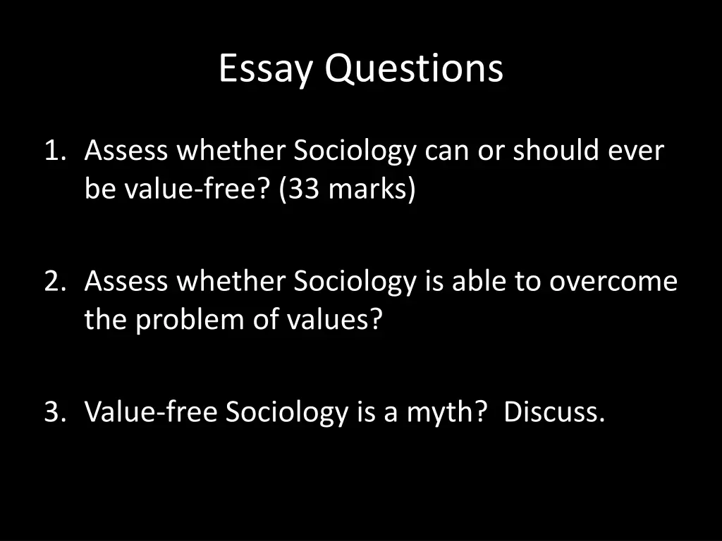 essay questions 1