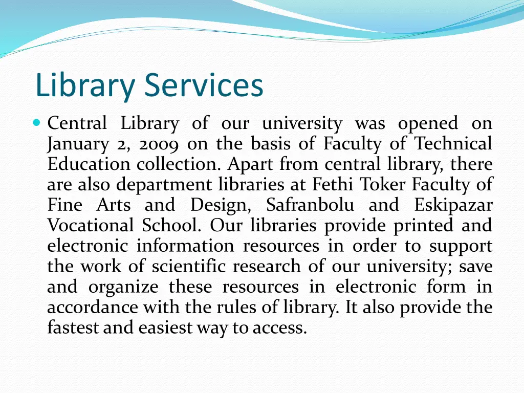 library services central library